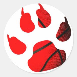 Burning Blue Classic Round Sticker