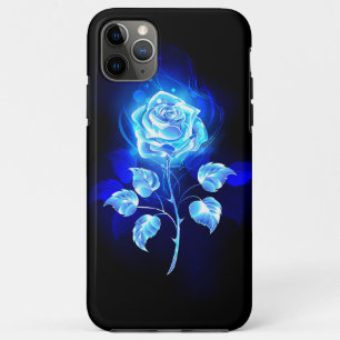 Burning Blue Rose iPhone 11 Pro Max Case