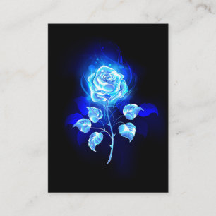 Burning Blue Rose Enclosure Card