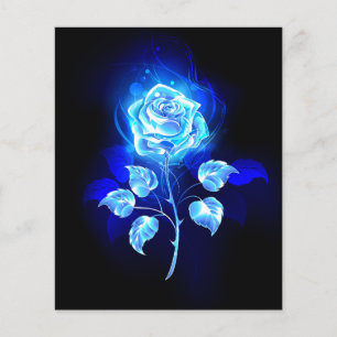Burning Blue Rose Flyer