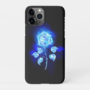 Burning Blue Rose iPhone 11Pro Case