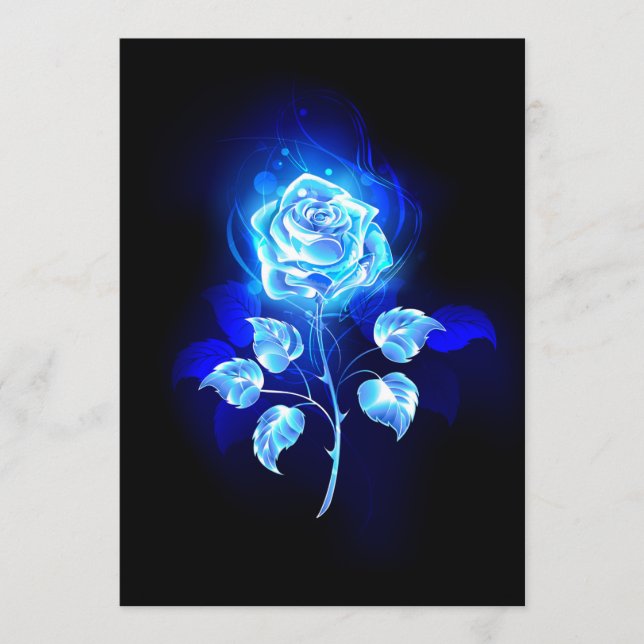 Burning Blue Rose Program (Front)