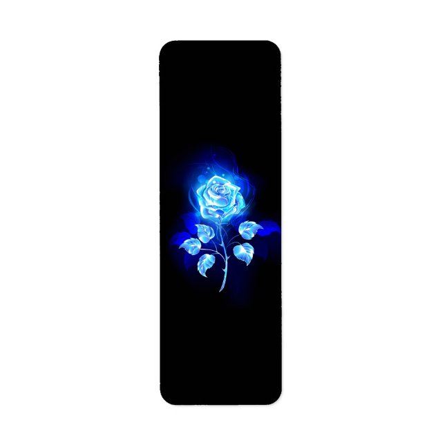 Burning Blue Rose Return Address Label (Front)