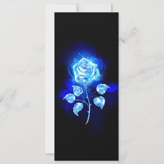 Burning Blue Rose Save The Date (Front)