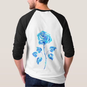 Burning Blue Rose T-Shirt