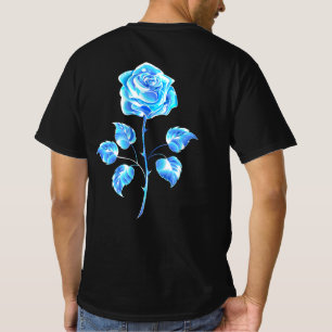 Burning Blue Rose T-Shirt