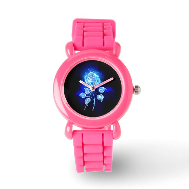 Burning Blue Rose Watch (Front)