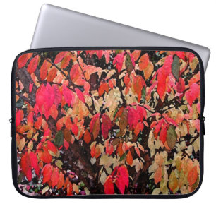 Burning Bush Abstract Laptop Sleeve