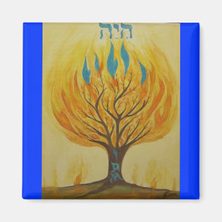 Burning Bush-I Am Magnet