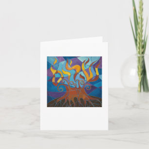 Burning Bush Mosaic Card