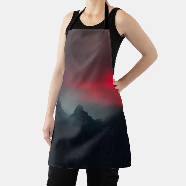 Burning clouds, fog and mountains apron (Insitu)