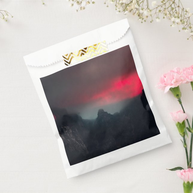Burning clouds, fog and mountains favour bag (Sealed)