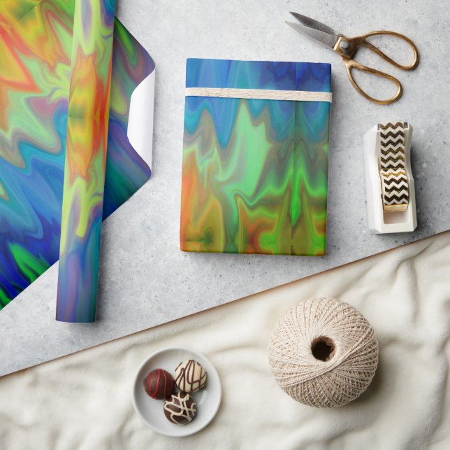 Burning Colours Wrapping Paper (Crafts)