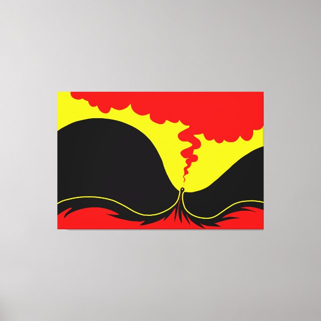 Burning Desire 2 Canvas Print (Front)