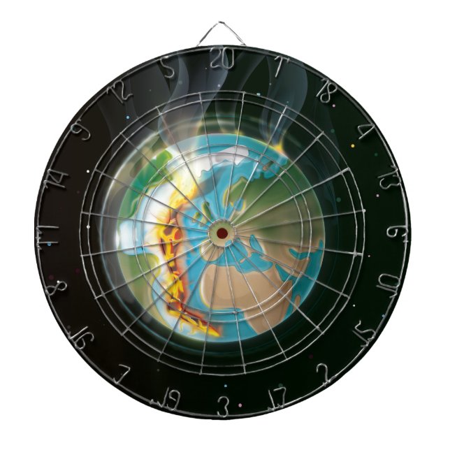Burning Earth Dartboard (Front)