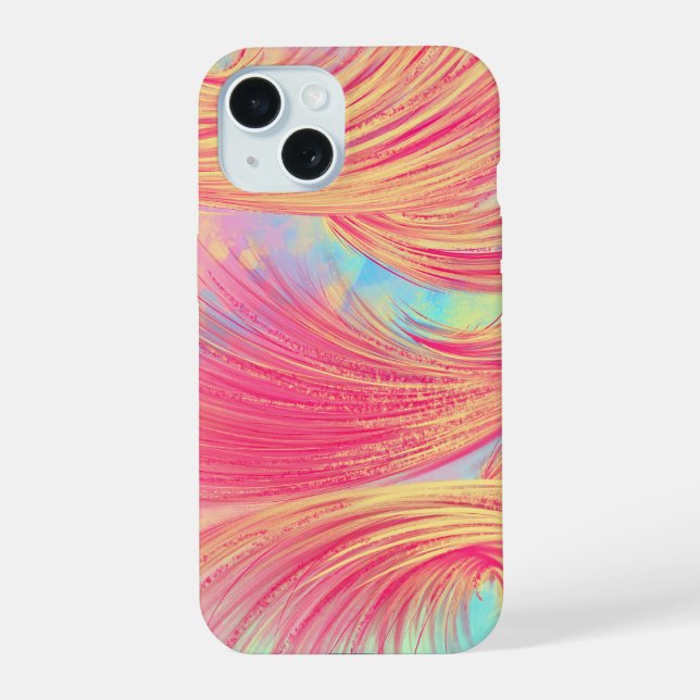 Burning Embers  iPhone 15 Case (Back)