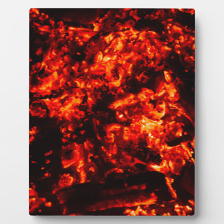 Burning Embers Photo Plaque