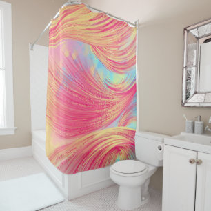 Burning Embers  Shower Curtain