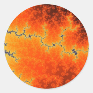 Burning Fault Line Stickers