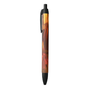 Burning Fire Black Ink Pen
