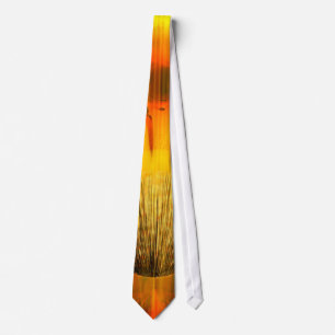 burning fire tie