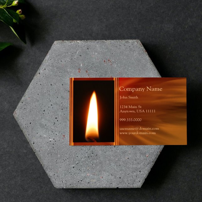 Burning Flame Business Card (Burning Flame Business Card)