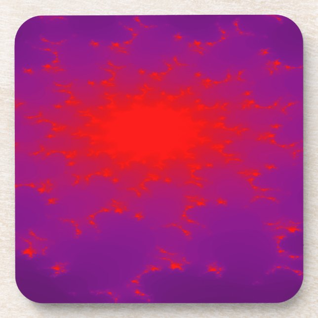 Burning Galaxy Cork Coaster (Front)