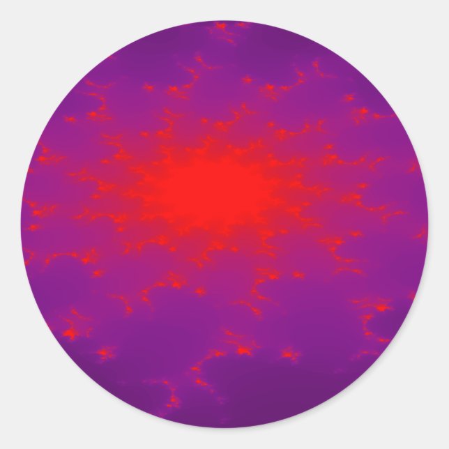 Burning Galaxy Sticker (Front)