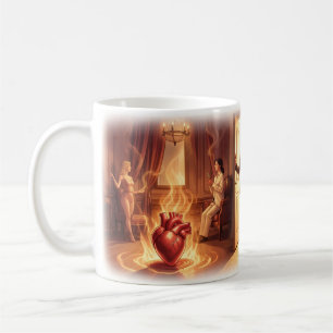 Burning Heart and Freedom Poster Coffee Mug