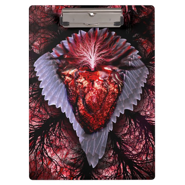 Burning Heart Clipboard (Front)