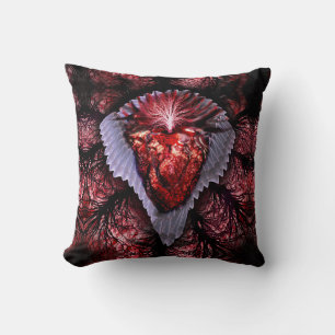Burning Heart Cushion