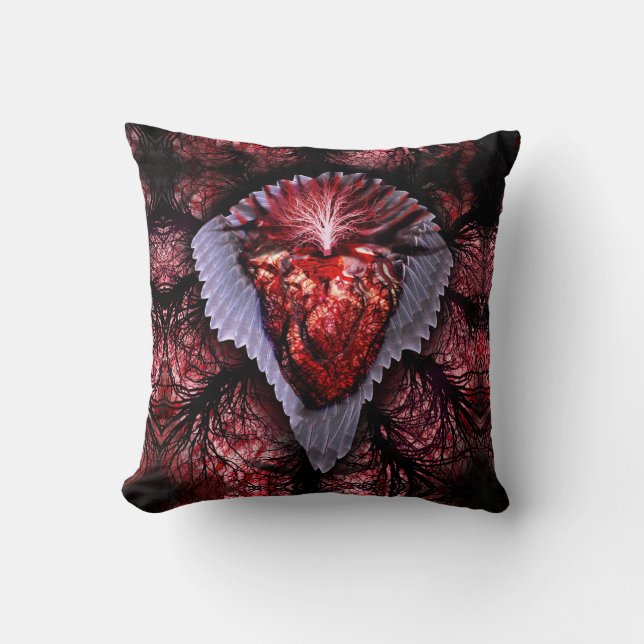 Burning Heart Cushion (Front)