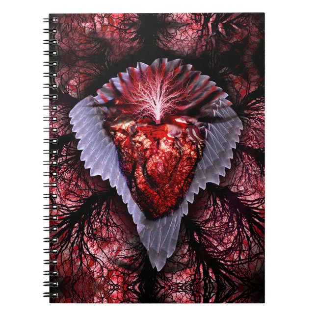 Burning Heart Notebook (Front)