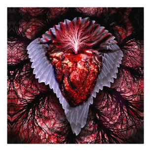 Burning Heart Photo Print