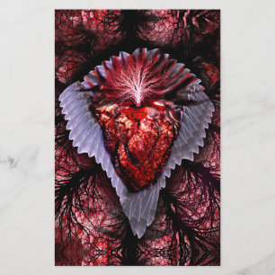 Burning Heart Stationery