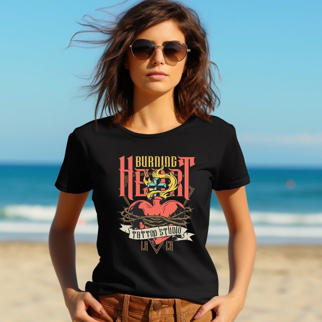 Burning Heart T-Shirt (Creator Uploaded)