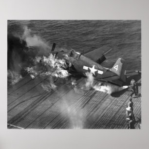 Burning Hellcat Poster