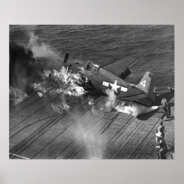 Burning Hellcat Poster (Front)