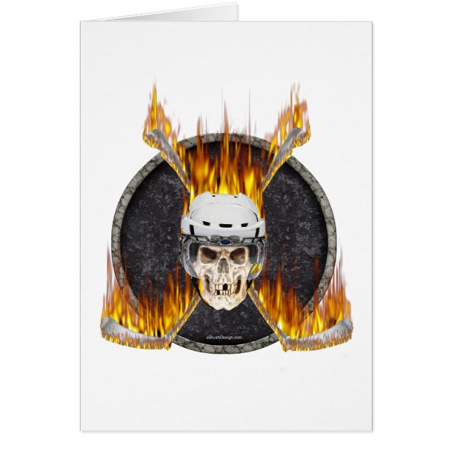 Burning Hockey Sticks (Front)