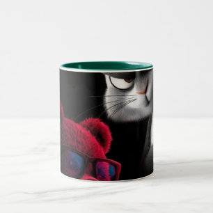 Burning Ice Cube Coffee Mug – Fire & Ice Artistic 