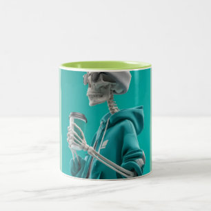 Burning Ice Cube Coffee Mug – Fire & Ice Artistic 