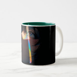 Burning Ice Cube Coffee Mug – Fire & Ice Artistic 