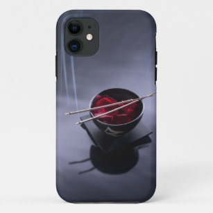 Burning incense on top of bowl of petals Case-Mate iPhone case
