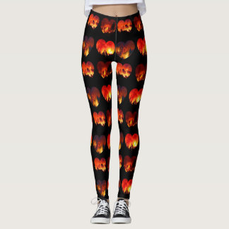 Burning Love Forest BurnDown Leggings