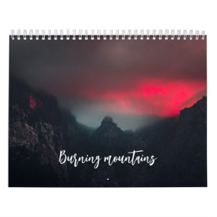 Burning mountains calendar 