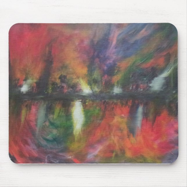 Burning Nights Mouse Pad (Front)