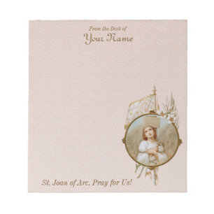 Burning of St. Joan at the Stake (BF 01) 5.5" x 6" Notepad