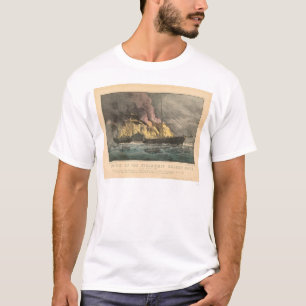 Burning of the Steamship Golden Gate (0144A) T-Shirt