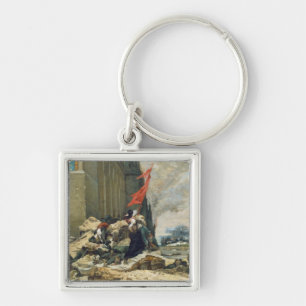Burning of the Tuileries, 1871 Key Ring