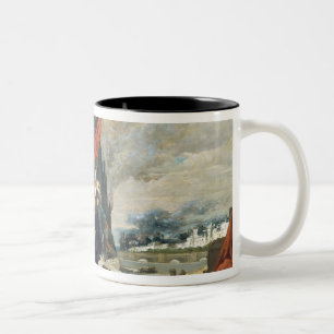 Burning of the Tuileries, 1871 Two-Tone Coffee Mug